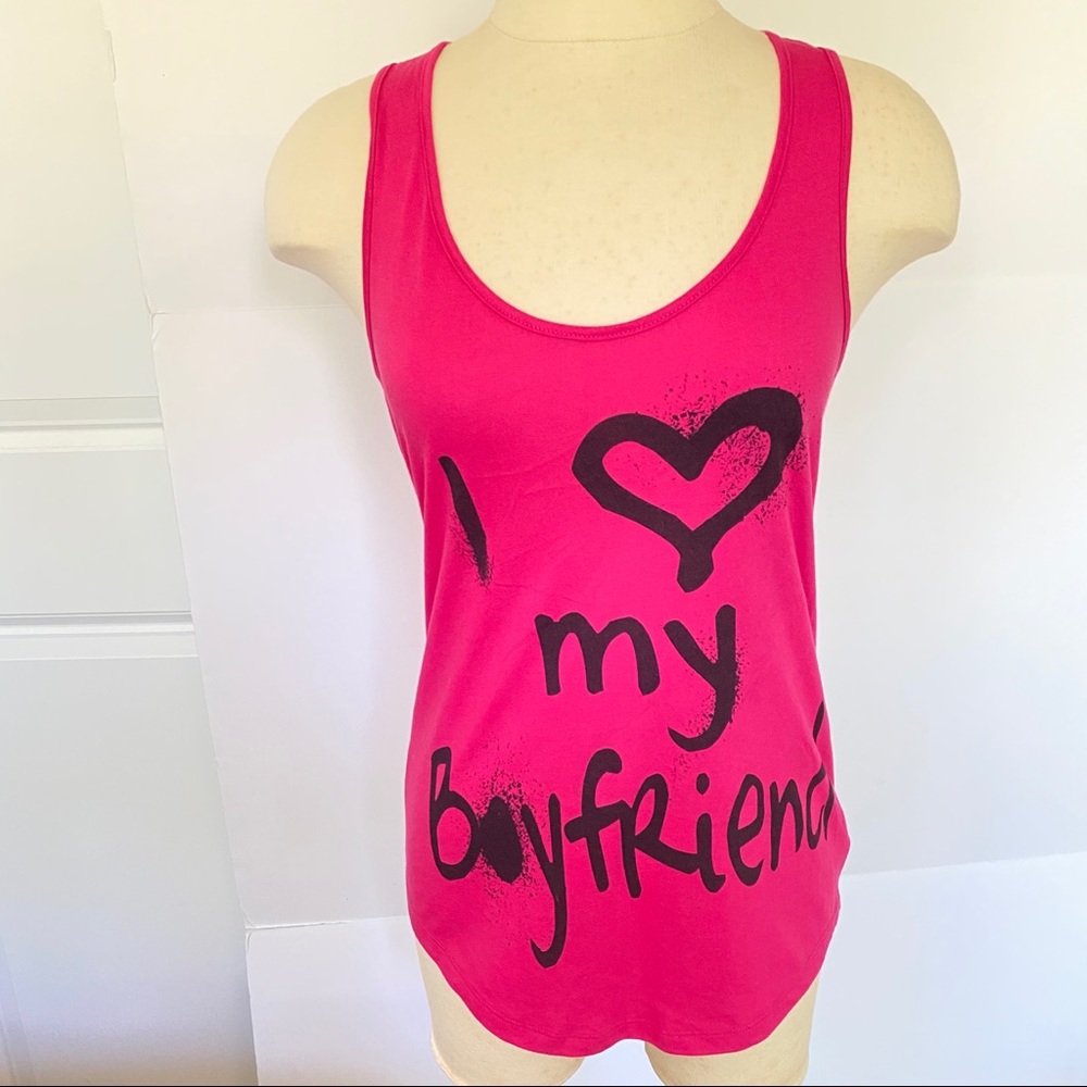 Forever 21 I Love Boyfriend Tank Top S